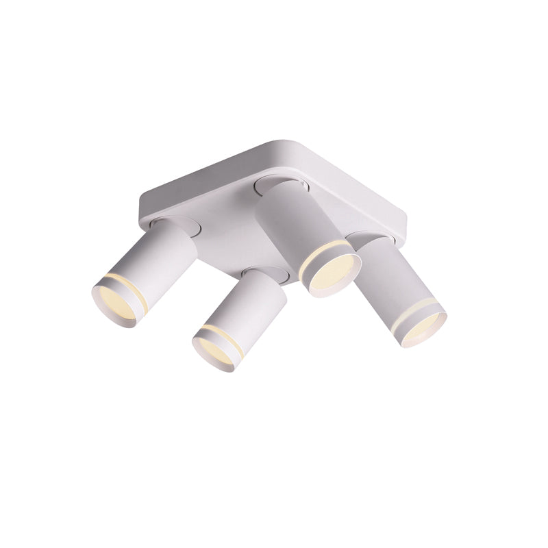 ^ΕΠΙΤΟΙΧΟ Φ/Σ 4XGU10 DIVINO ΛΕΥΚΟ ΑΛΟΥΜΙΝΙΟ IP20 21X21X13,5CM - ledmania.gr