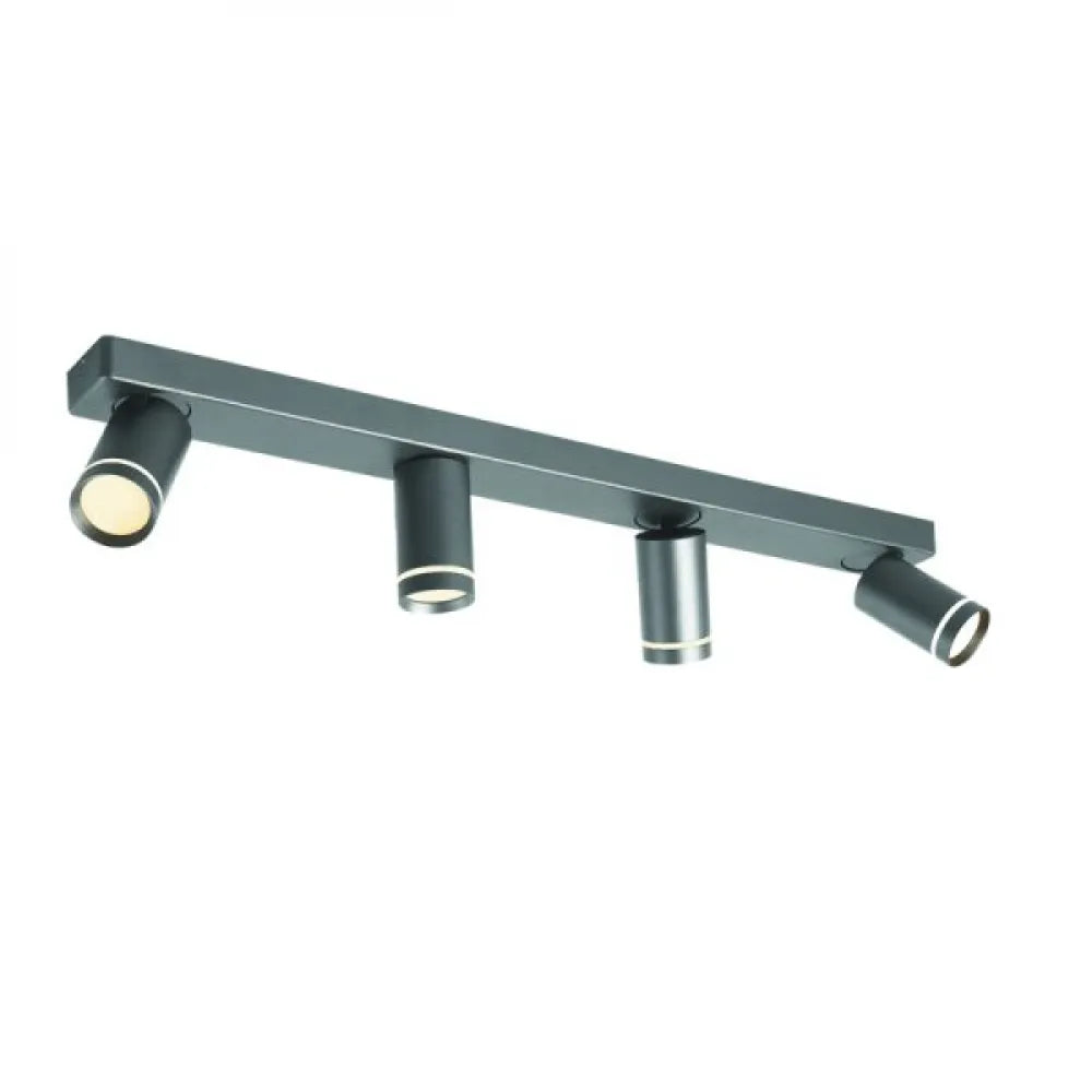 ^ΕΠΙΤΟΙΧΟ Φ/Σ 4XGU10 DIVINO ΓΚΡΙ ΑΛΟΥΜΙΝΙΟ IP20 76X7X13,5CM - ledmania.gr