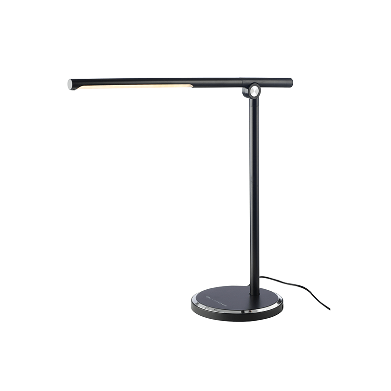 ΕΠΙΤΡΑΠΕΖΙΟ Φ/Σ LED 7W ΜΑΥΡΟ CCT 300LM DIMMABLE+TOUCH SWITCH+USB CHARGER DEGAS - ledmania.gr