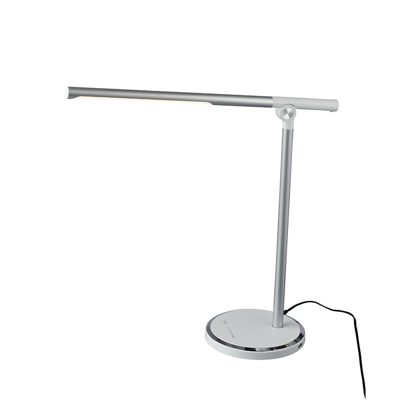 ΕΠΙΤΡΑΠΕΖΙΟ Φ/Σ LED 7W ΑΣΗΜΙ+ΛΕΥΚΟ CCT 300LM DIMMABLE+TOUCH SWITCH+USB CHARGER DEGAS - ledmania.gr