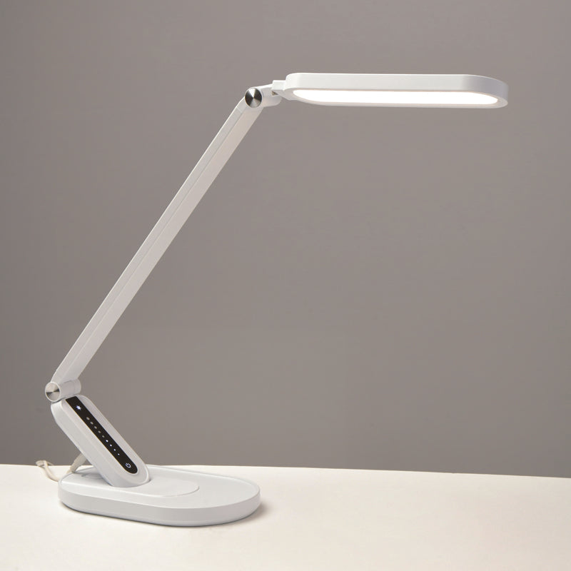 ΕΠΙΤΡΑΠΕΖΙΟ Φ/Σ LED 10W 800LM FRITZ ΛΕΥΚΟ CCT+DIMMABLE+TOUCH SWITCH+USB CHARGER - ledmania.gr