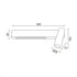 ΕΠΙΤΟΙΧΟ Φ/Σ LED 12W 3200K 980LM HERMES ΜΑΥΡΟ ΜΕΤ/ΚΟ 28Χ11Χ8CM - ledmania.gr