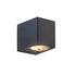GU10 WALL LUMINAIRE  PLASTIC 230V AC DARK GREY IP65 MAX 3W LED - ledmania.gr