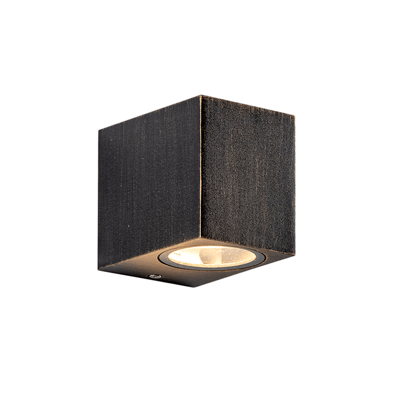 GU10 WALL LUMINAIRE PLASTIC 230V AC RUST IP65 MAX 3W LED - ledmania.gr