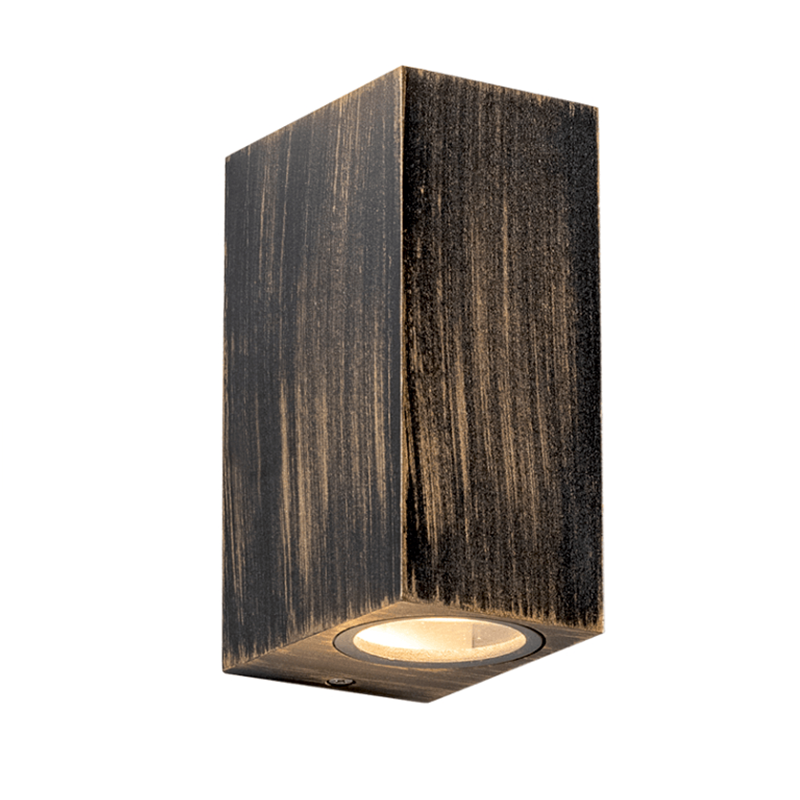 GU10 WALL LUMINAIRE PLASTIC 230V AC RUST IP65 MAX.2X3W LED - ledmania.gr