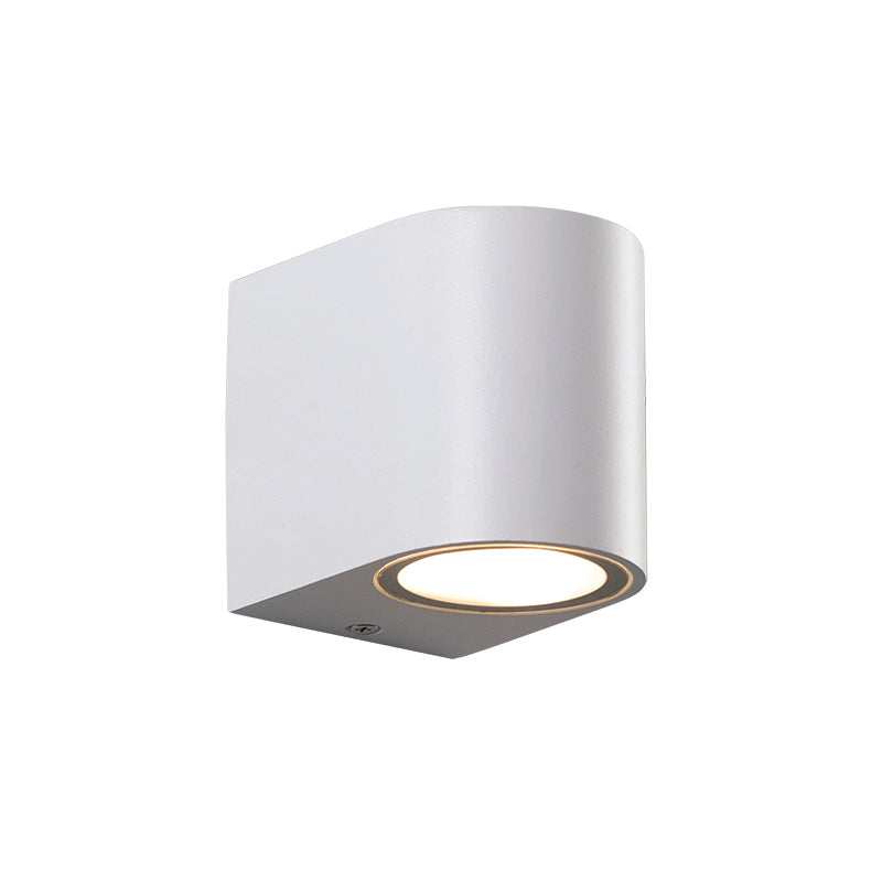 GU10 WALL LUMINAIRE  PLASTIC 230V AC WHITE IP65 MAX 3W LED - ledmania.gr