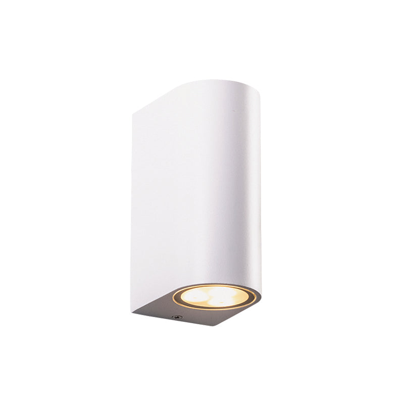 GU10 WALL LUMINAIRE PLASTIC 230V AC WHITE IP65 MAX.2X3W LED - ledmania.gr