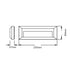 LED WALL RECTANGLE LUMINAIRE RUST 230V AC IP65 2W 3000K 100LM RA80 - ledmania.gr