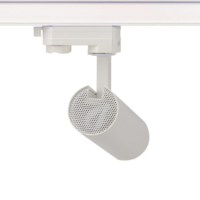 SAND WHITE LED TRACK LUMINAIRE 10W 3000K 3-PHASE 36° 1000LM 230V AC Ra80 Φ55*153MM 5YRS - ledmania.gr