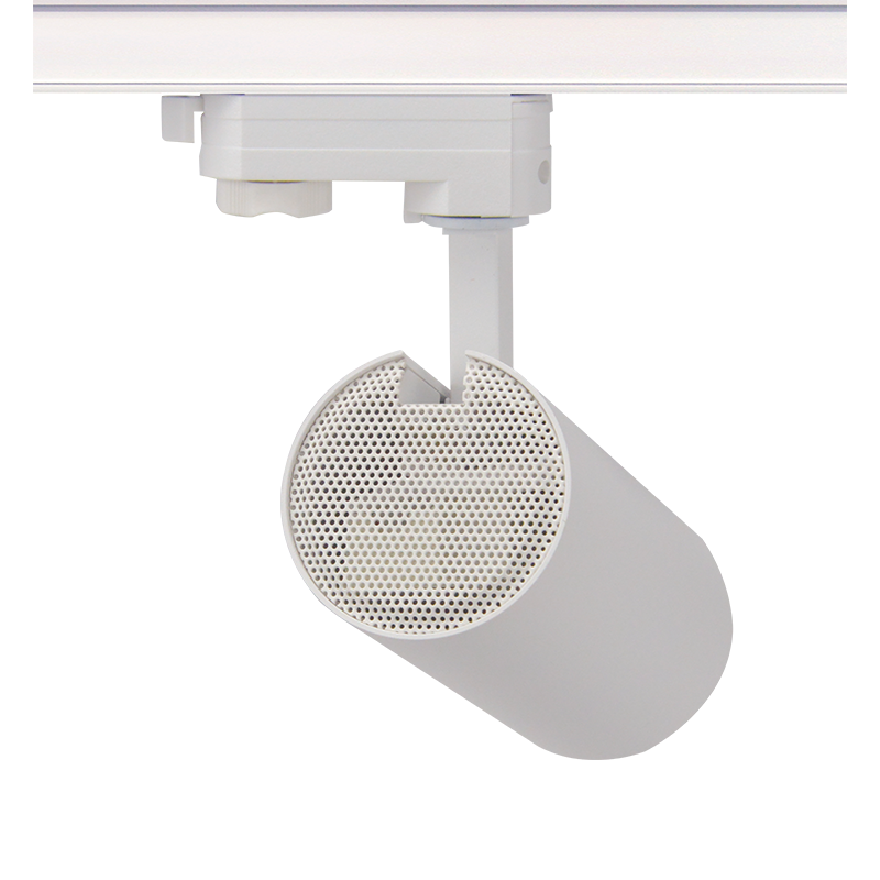 SAND WHITE LED TRACK LUMINAIRE 27W 3000K 3-PHASE 36° 3120LM 230V AC Ra80 Φ74*170MM 5YRS - ledmania.gr