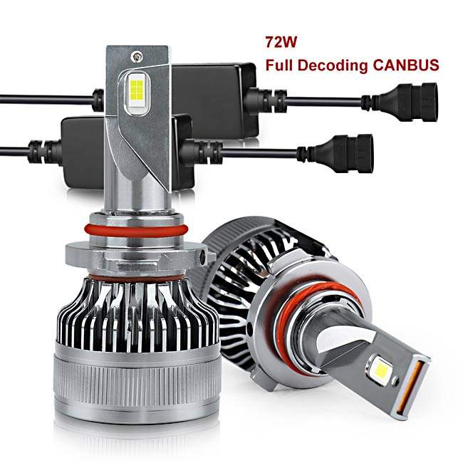 Η1 Canbus 16000 Lumens Cree 3570 Chip Led Αυτοκινητου 2ης Γενιας-12-24V 6500K Ψυχρο Λευκο-Set 2τεμ - ledmania.gr