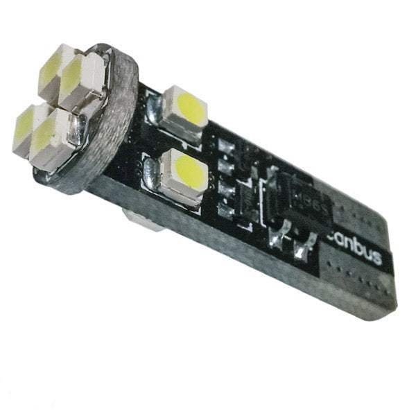 T10 CanBus Led Λάμπα με 8 SMD 1210 12vDc-2ης Γενιάς-Ψυχρο Λευκο 1τεμ. - ledmania.gr