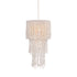 ^ΚΡΕΜΑΣΤΟ Φ/Σ 1ΧΕ27 THASSOS ΛΕΥΚΟ ΜΑΛΛΙΝΟ D40XH180CM - ledmania.gr