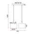 ^ΚΡΕΜΑΣΤΟ Φ/Σ 2ΧΕ27 CHIOS ΚΡΕΜ ΥΦΑΣΜΑ+ΞΥΛΟ 50X22XH130CM - ledmania.gr