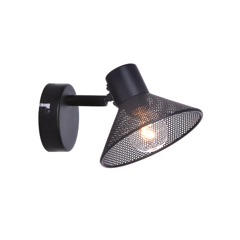 ΕΠΙΤΟΙΧΟ Φ/Σ 1ΧΕ14 PALOMA ΜΑΥΡΟ ΜΕΤΑΛΛΙΚΟ 16X13X9CM - ledmania.gr