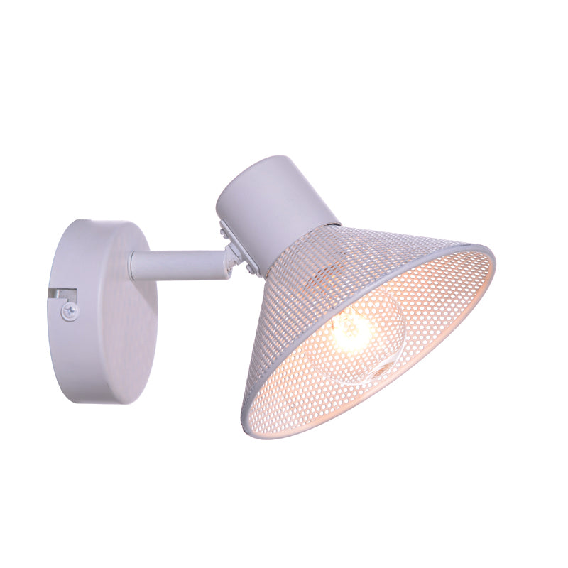 ΕΠΙΤΟΙΧΟ Φ/Σ 1ΧΕ14 PALOMA ΛΕΥΚΟ ΜΕΤΑΛΛΙΚΟ 16X13X9CM - ledmania.gr