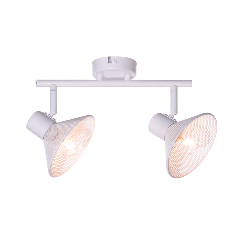 ΕΠΙΤΟΙΧΟ Φ/Σ 2ΧΕ14 PALOMA ΛΕΥΚΟ ΜΕΤΑΛΛΙΚΟ 32X13X19CM - ledmania.gr