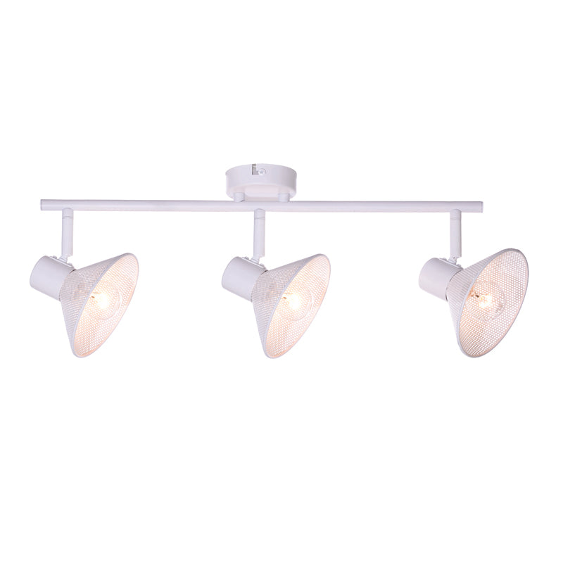 ΕΠΙΤΟΙΧΟ Φ/Σ 3ΧΕ14 PALOMA ΛΕΥΚΟ ΜΕΤΑΛΛΙΚΟ 53X13X19CM - ledmania.gr