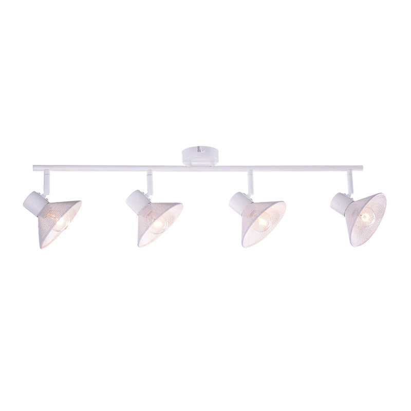 ΕΠΙΤΟΙΧΟ Φ/Σ 4ΧΕ14 PALOMA ΛΕΥΚΟ ΜΕΤΑΛΛΙΚΟ 75X13X19CM - ledmania.gr