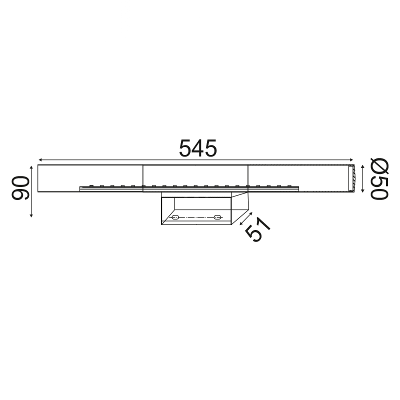 ^ ΕΠΙΤΟΙΧΟ Φ/Σ LED SMD 13W 4000K 980LM IP44 TINKI ΑΚΡΥΛ.+ΜΕΤ/ΚΟ 55Χ5,1Χ9CM TINKI - ledmania.gr