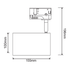 TRACK SPOT PAR 4C WHITE No68 - ledmania.gr
