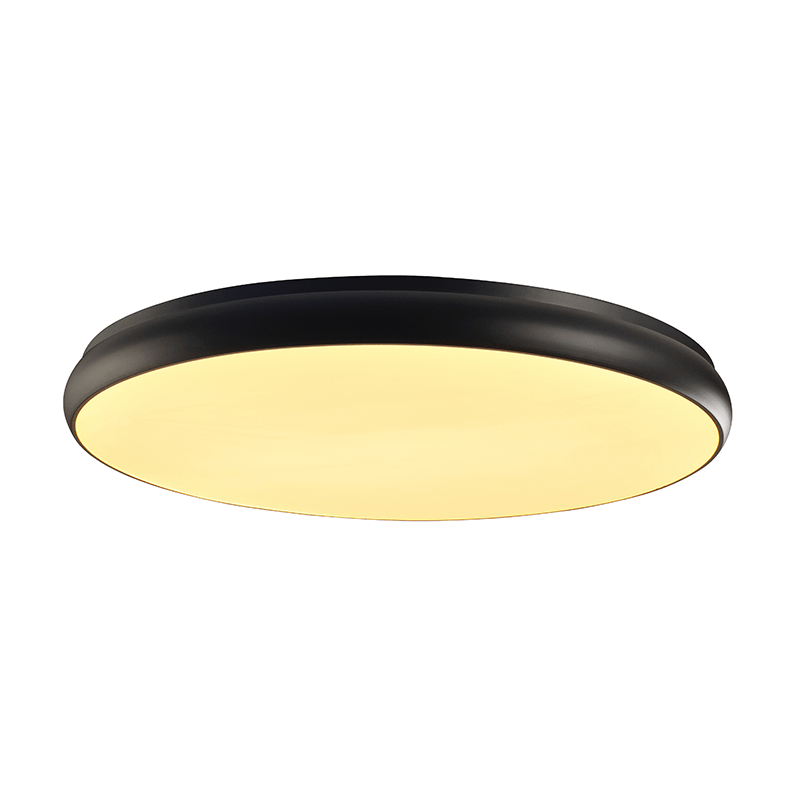 ^ΟΡΟΦΗΣ Φ/Σ LED 70W 5600LM 3000K ΜΑΥΡΟ ΜΕΤ/ΚΟ D80XH8CM KALLISTA - ledmania.gr