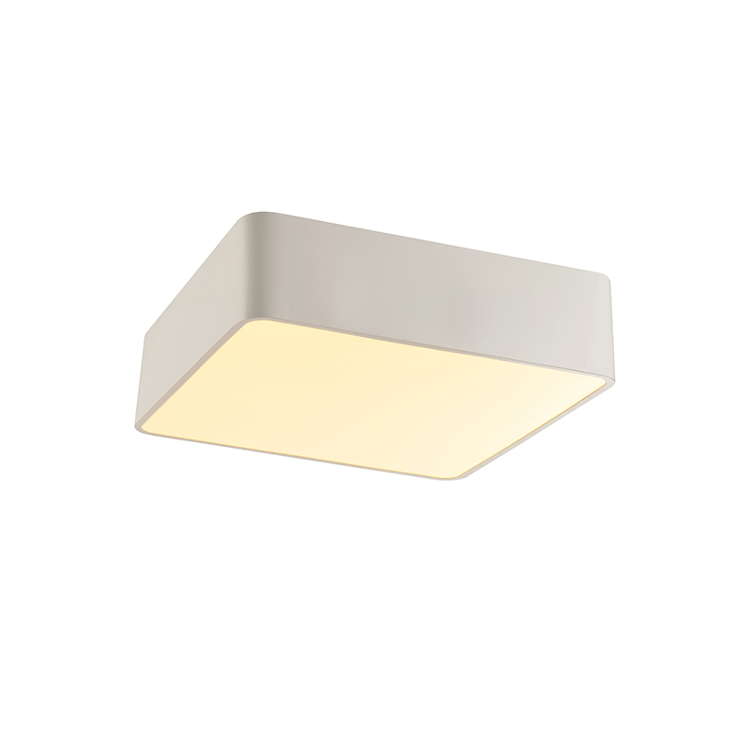 ^ΟΡΟΦΗΣ Φ/Σ LED 40W 3200LM 3000K ΛΕΥΚΟ ΜΕΤ/ΚΟ 48X48XH13CM EMERY - ledmania.gr