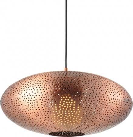 ΚΡΕΜΑΣΤΟ 1ΧΕ27 ΧΑΛΚΙΝΟ ΜΕΤΑΛΛΟ Φ40ΧΗ120CM - ledmania.gr