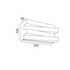 ^ΕΠΙΤΟΙΧΟ Φ/Σ LED 12W 3000K 960LM ΛΕΥΚΟ ΜΕΤ/ΚΟ 20X11X9CM MILANO - ledmania.gr