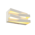 ^ΕΠΙΤΟΙΧΟ Φ/Σ LED 12W 3000K 960LM ΛΕΥΚΟ ΜΕΤ/ΚΟ 20X11X9CM MILANO - ledmania.gr