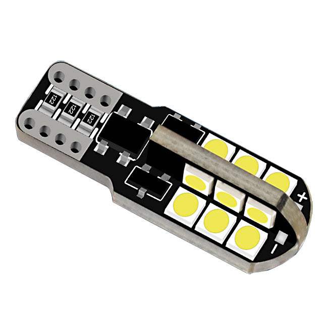 W5W-T10 Canbus Led Λαμπα Αυτοκινήτου- 24SMD 3030-5 watt-600lumens-12Volt Πολύ Φωτεινά 6000K - ledmania.gr