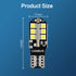 W5W-T10 Canbus Led Λαμπα Αυτοκινήτου- 24SMD 3030-5 watt-600lumens-12Volt Πολύ Φωτεινά 6000k - ledmania.gr