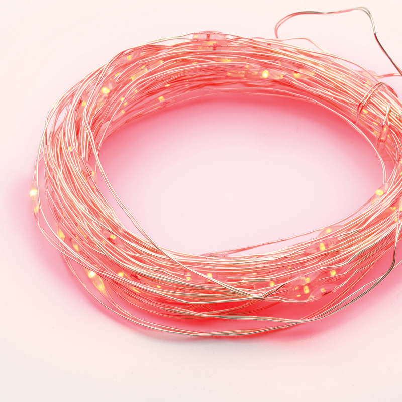 100 LED ΛΑΜΠΑΚ ΣΕΙΡΑ ΧΡΟΝΟΔΙΑΚ ΚΟΚΚΙΝΟ ΑΣΗΜΙ ΚΑΛΩΔ ΧΑΛΚΟΥ & ΜΠΑΤΑΡ 3xAA IP44 10m+10cm - ledmania.gr