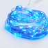 100 LED ΛΑΜΠΑΚ ΣΕΙΡΑ ΜΠΛΕ ΑΣΗΜΙ ΚΑΛΩΔ ΧΑΛΚΟΥ & ΑΝΤΑΠΤ.(3,5VDC) & 8ΠΡΟΓΡΑΜ. IP44 10m+3m, 600mA - ledmania.gr
