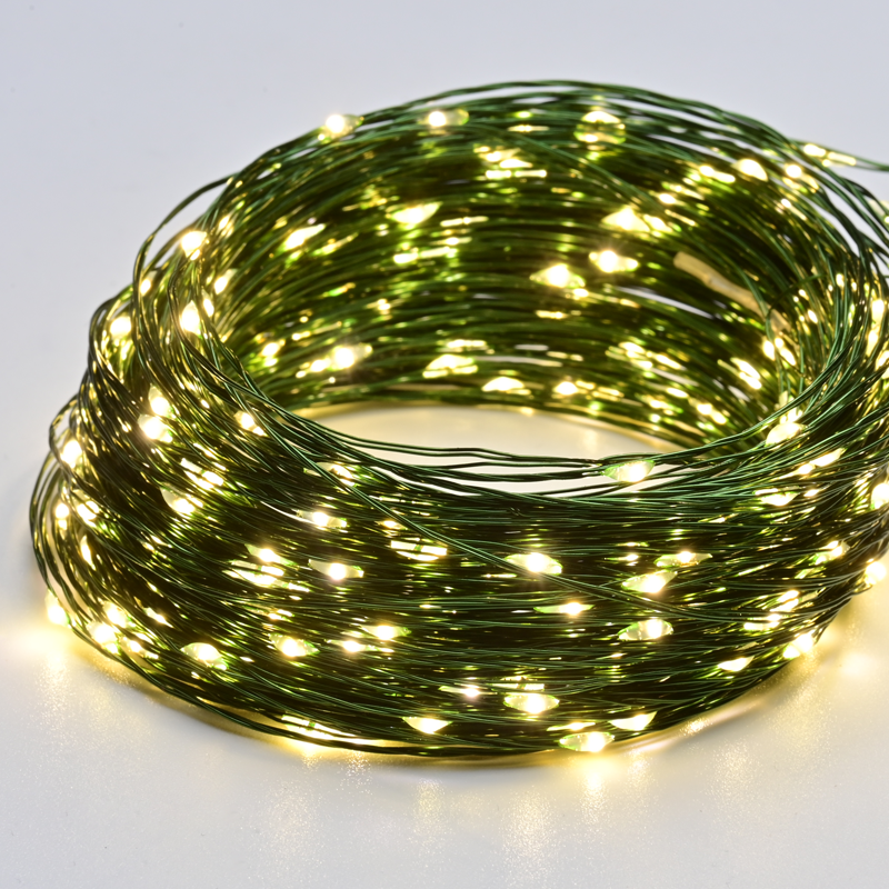 50 LED ΛΑΜΠΑΚ ΣΕΙΡΑ ΘΕΡΜΟ ΛΕΥΚΟ ΠΡΑΣΙΝΟ ΚΑΛΩΔ ΧΑΛΚΟΥ & ΜΠΑΤΑΡ 3xAA IP20 5m+10cm - ledmania.gr