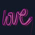 LOVE, 118 NEON LED ΛΑΜΠΑΚΙΑ ΜΕ ΜΠΑΤΑΡΙΑ (3xAA)/USB, ΡΟΖ, IP20, 35.5x2x13cm - ledmania.gr
