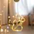 “WINDOW PLASTIC SNOWMAN” 10 LED ΛΑΜΠΑΚΙΑ WW ΜΠΑΤ. (3ΧΑΑΑ) IP20 13X20.5CM - ledmania.gr