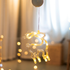“WINDOW PLASTIC DEER” 10 LED ΛΑΜΠΑΚΙΑ WW ΜΠΑΤ. (3ΧΑΑΑ) IP20 13X19CM - ledmania.gr