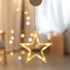 “WINDOW PLASTIC STAR” 10 LED ΛΑΜΠΑΚΙΑ WW ΜΠΑΤ. (3ΧΑΑΑ) IP20 18X18CM - ledmania.gr