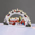 ^WOODEN HOUSE 15 LED ΛΑΜΠ ΘΕΡΜΟ ΣΤΑΘΕΡΟ ΜΠΑΤ (2ΧΑΑA) 30*5*19cm IP20^ - ledmania.gr