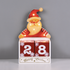 “WOODEN SANTA CALENDAR” 6 LED WW Λ/ΚΙΑ ΜΠ/ΡΙΕΣ (2AAΑ) IP20 12.5X6.7X20.5M - ledmania.gr