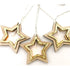 10LED ΛΑΜΠΑΚΙΑ ΜΠΑΤΑΡΙΑΣ GOLD GLITTER WOODEN STAR 1.35M ΘΕΡΜΟ - ledmania.gr