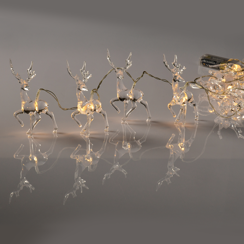 ^ "ACRYLIC PLASTIC REINDEER", 10 LED ΛΑΜΠ. ΣΕΙΡΑ ΜΠΑΤ. (3xAA), WW,IP20, 135+30cm, ΔΙΑΦ. ΚΑΛ. ΤΡΟΦ. - ledmania.gr