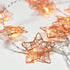 10LED ΛΑΜΠΑΚΙΑ ΜΠΑΤΑΡΙΑΣ METAL STAR ΧΑΛΚΙΝΟ 1.35M ΘΕΡΜΟ - ledmania.gr