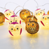 “PLASTIC BALL OWL”, 10 LED ΛΑΜΠΑΚΙΑ ΣΕΙΡΑ ΜΠΑΤΑΡΙΕΣ (3xAA), WW, IP20, 135+30cm, ΔΙΑΦ. ΚΑΛ. ΤΡΟΦ. - ledmania.gr