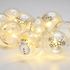“PLASTIC BALL SNOWMAN”, 10 LED ΛΑΜΠΑΚΙΑ ΣΕΙΡΑ ΜΠΑΤΑΡ (3xAA), WW, IP20, 135+30cm, ΔΙΑΦ. ΚΑΛ. ΤΡΟΦ. - ledmania.gr