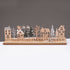 ^WOODEN XMAS COUNTDOWN WITH TREES ΔΙΑΚΟΣΜΗΤΙΚΟ ΜΟΤΙΦ 33x5x10cm^ - ledmania.gr