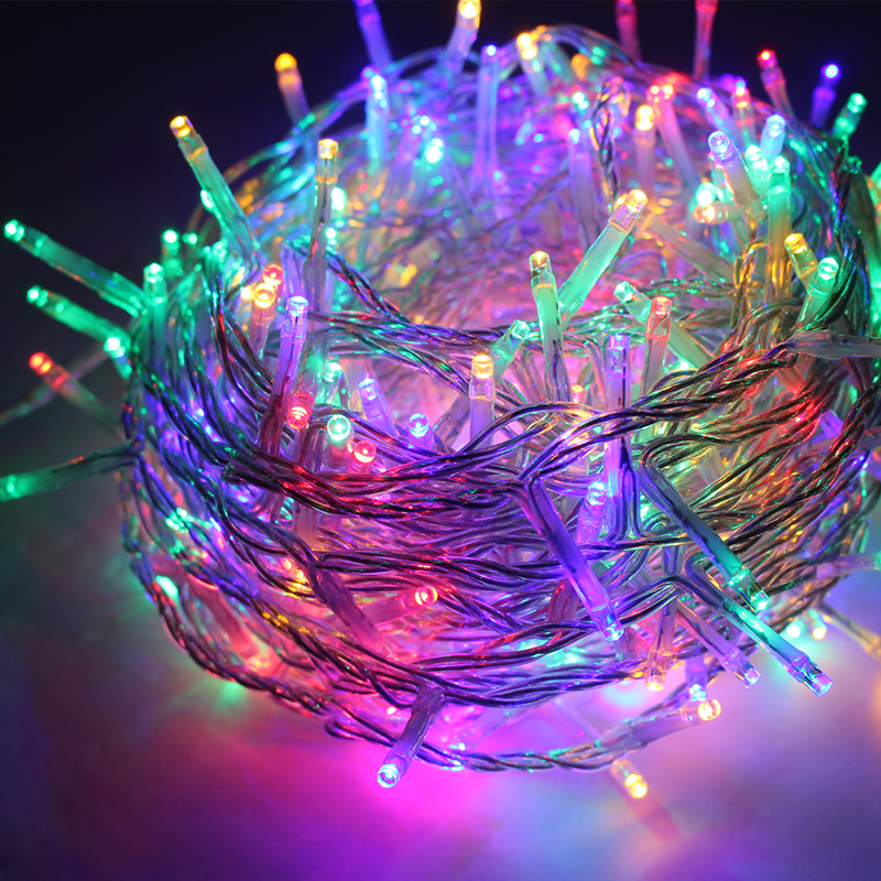 50LED ΛΑΜΠ. ΣΕΙΡΑ ΜΠΑΤ. (2xAA), RGB ΣΤΑΘΕΡΑ,IP20, 490+30cm, ΔΙΑΦ. ΚΑΛ. ΤΡΟΦ. - ledmania.gr