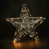 80LED 3D SILVER METAL STAR ΣΤΑΘΕΡΟ 39CM 230V ΘΕΡΜΟ - ledmania.gr