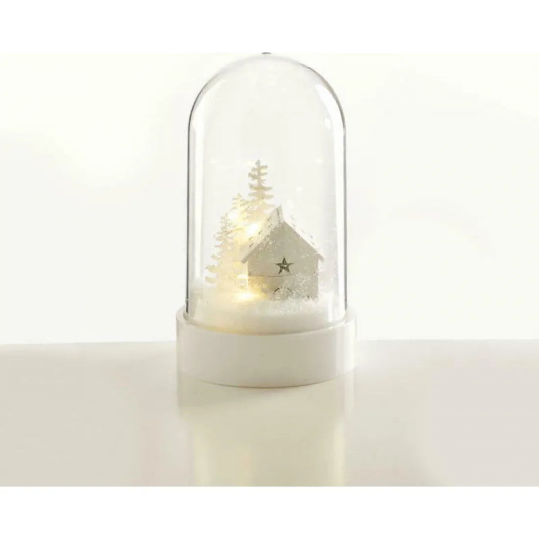 ΧΡΙΣΤ/ΚΟ ΔΙΑΚ/ΚΟ PLASTIC SNOWBALL HOME 10LED ΘΕΡΜΟ ΜΠΑΤΑΡΙΑΣ 3*ΑΑ - ledmania.gr